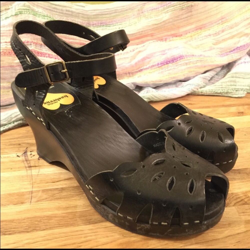 Swedish Hasbeens Flora Clogs